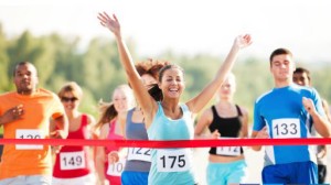 marathon finish line