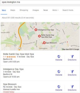 New local search results