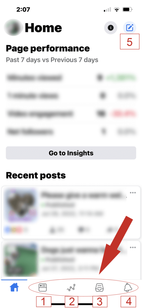 Mobile screenshot footer - Meta - Online Amplify blog